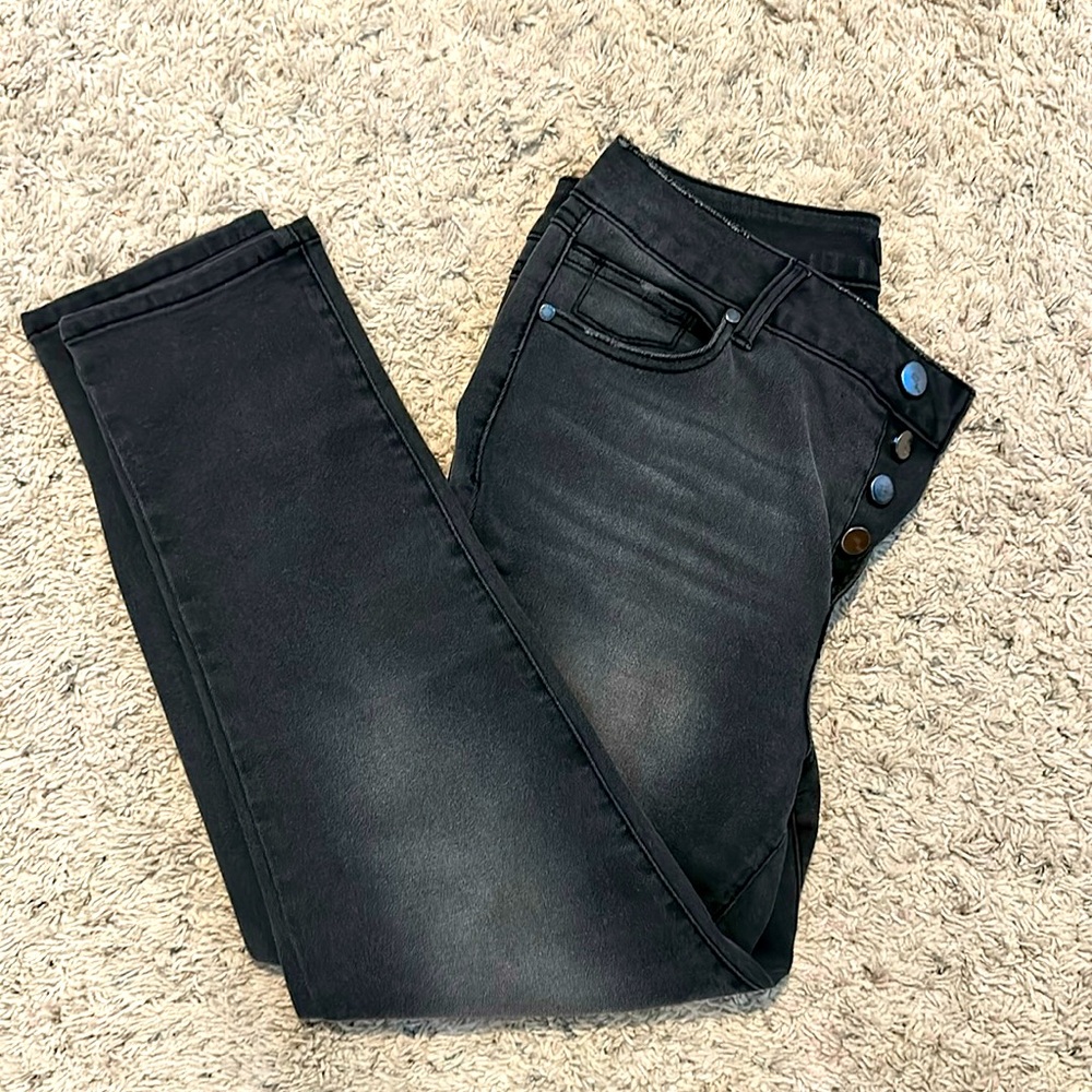 1822 denim wash black jean size 10P
